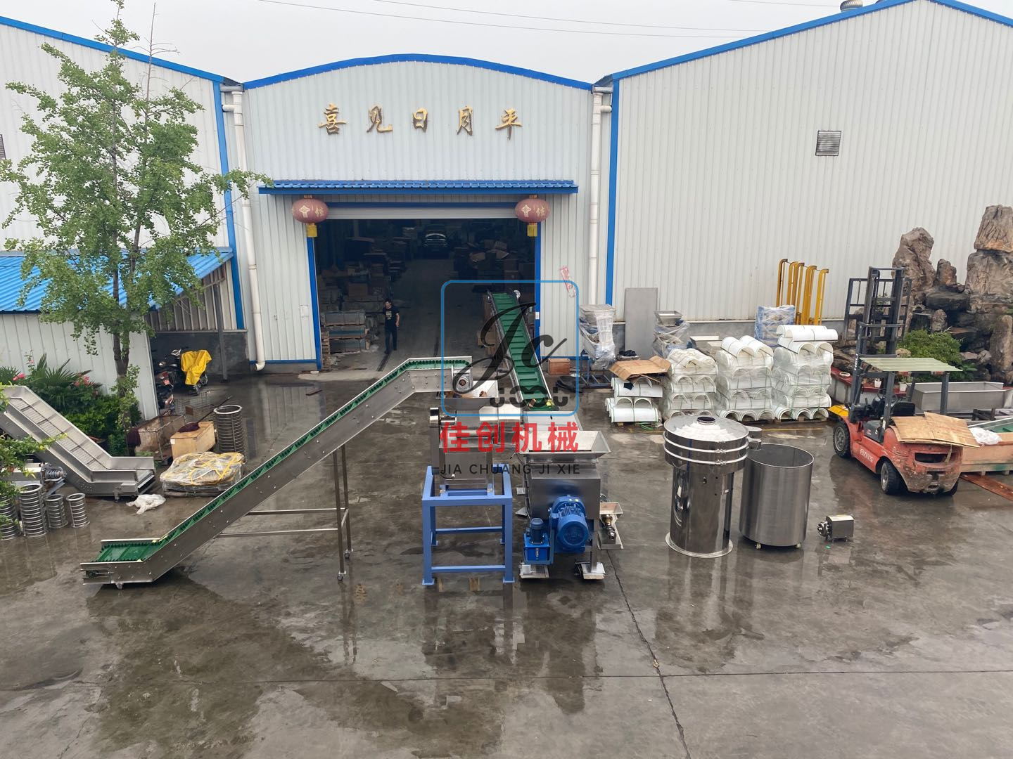 螺旋壓榨脫水機(jī)生產(chǎn)線(xiàn)